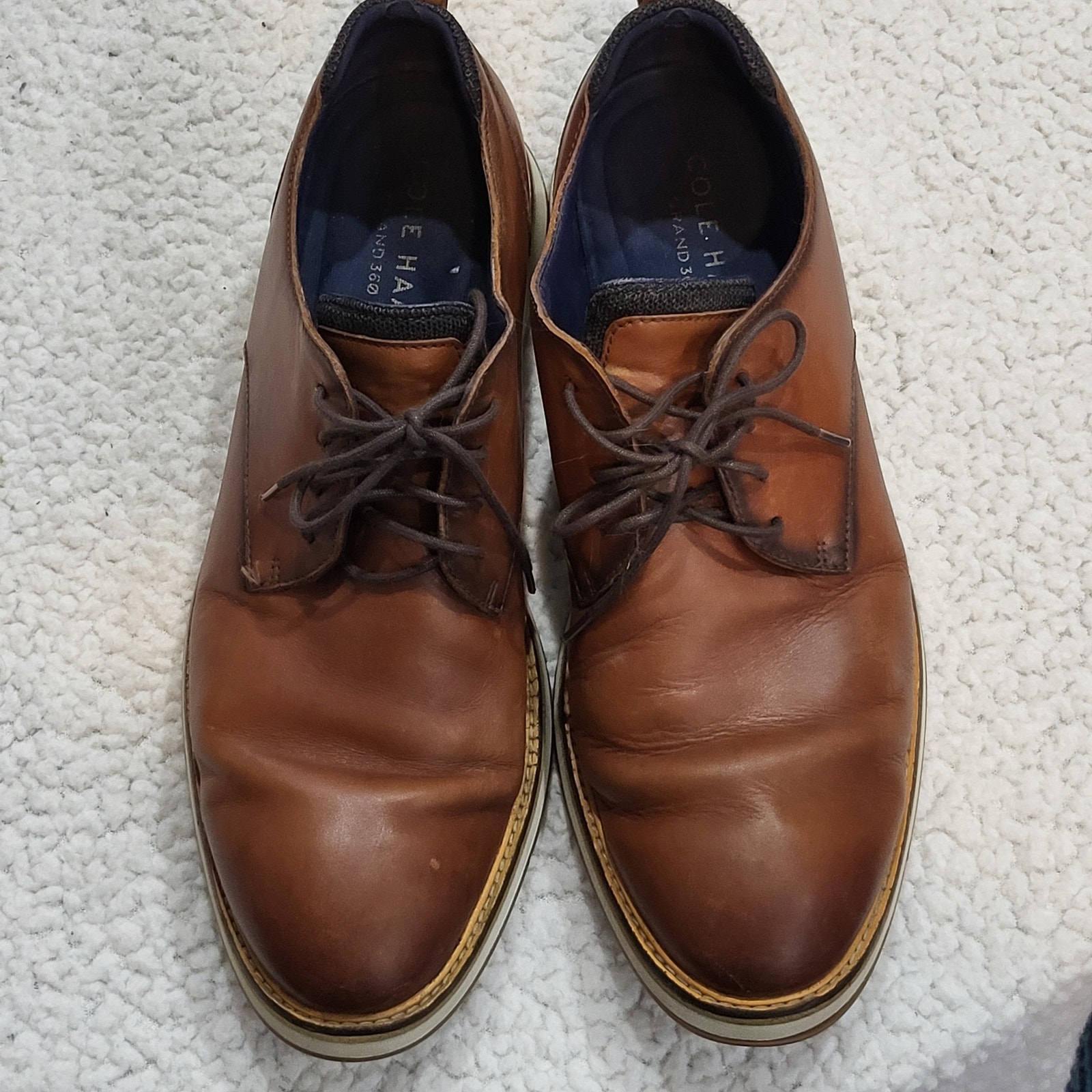 Cole Haan Brown Leather Derbys
